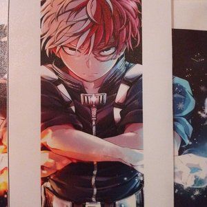 My hero academia panel wall art